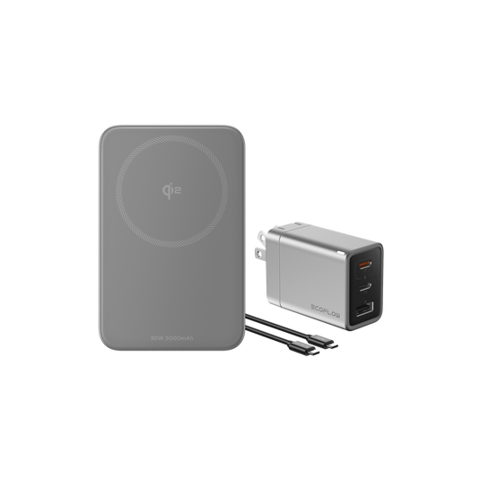 RAPID Magnetic Power Bank (5,000mAh) + RAPID 65W GaN充電器セット