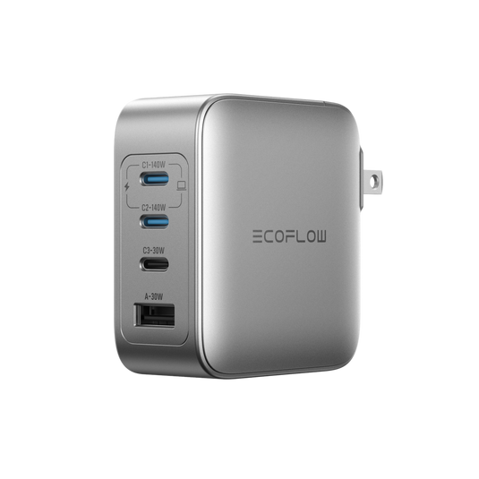 EcoFlow RAPID Pro 140W GaN急速充電器(4ポート)