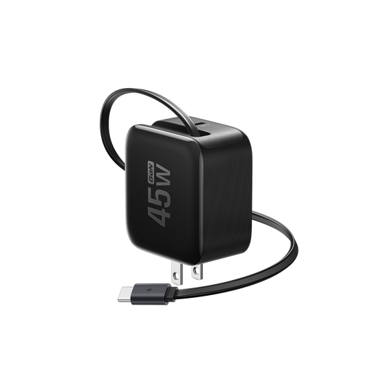 EcoFlow RAPID 45W GaN急速充電器(USB-Cケーブル内蔵)