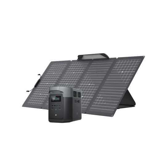 DELTA 2 Max + 220W両面受光型ソーラーパネル セット