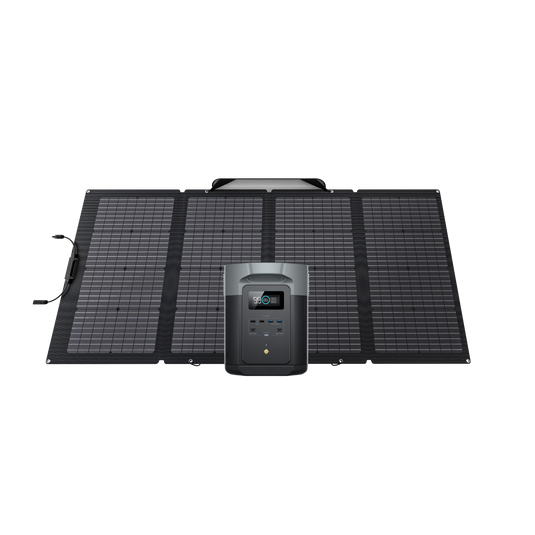 DELTA 2 Max + 220W両面受光型ソーラーパネル セット