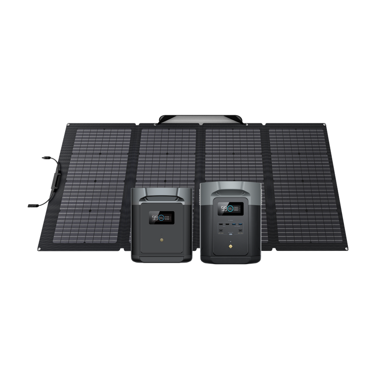 ギャラリービューアに画像をロードする, DELTA 2 Max + DELTA 2 Max専用エクストラバッテリー + 220W両面受光型ソーラーパネル