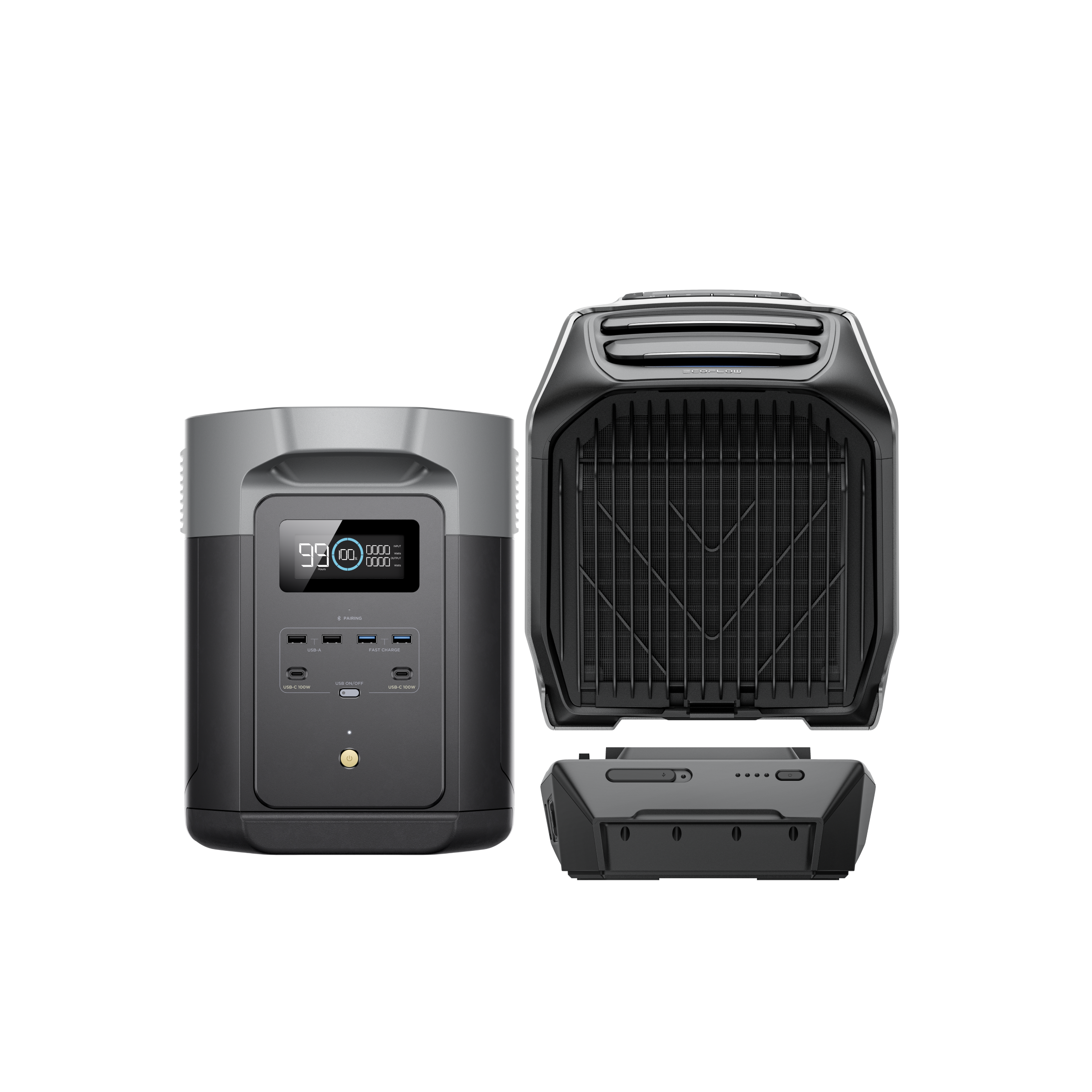 DELTA 2 Max +WAVE 3 ポータブルエアコン + WAVE 3 専用バッテリーパック