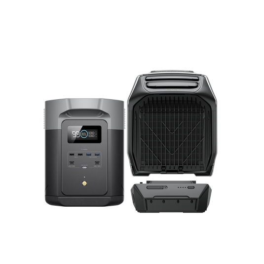 DELTA 2 Max +WAVE 3 ポータブルエアコン + WAVE 3 専用バッテリーパック