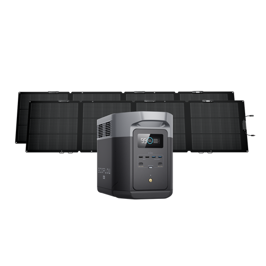 DELTA 2+ 220W片面ソーラーパネルGen2*2セット