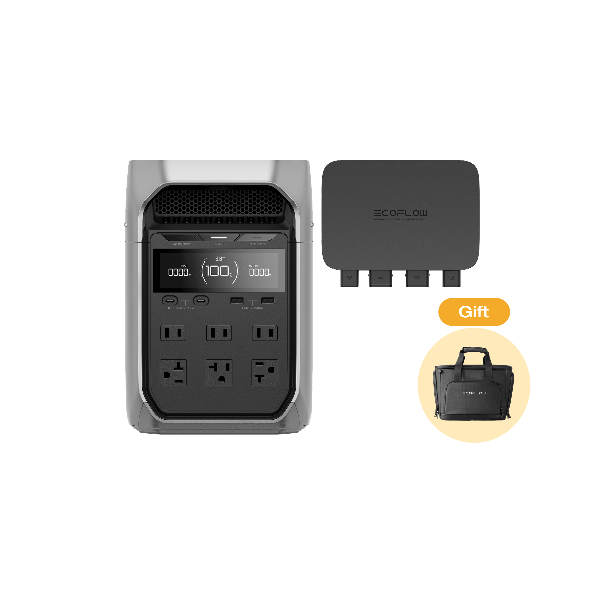 DELTA 3 Plus + 500W Alternator Charger | EcoFlow Japan DELTA 3 Plus + 500W Alternator Charger | EcoFlow Japan