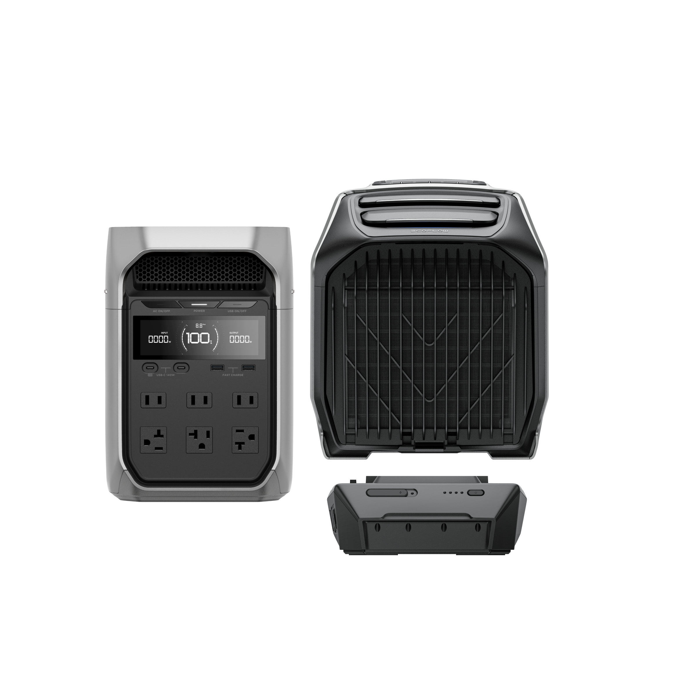 DELTA 3 Plus +WAVE 3 ポータブルエアコン + WAVE 3 専用バッテリーパック