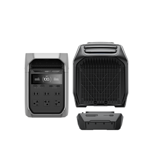 DELTA 3 Plus +WAVE 3 ポータブルエアコン + WAVE 3 専用バッテリーパック
