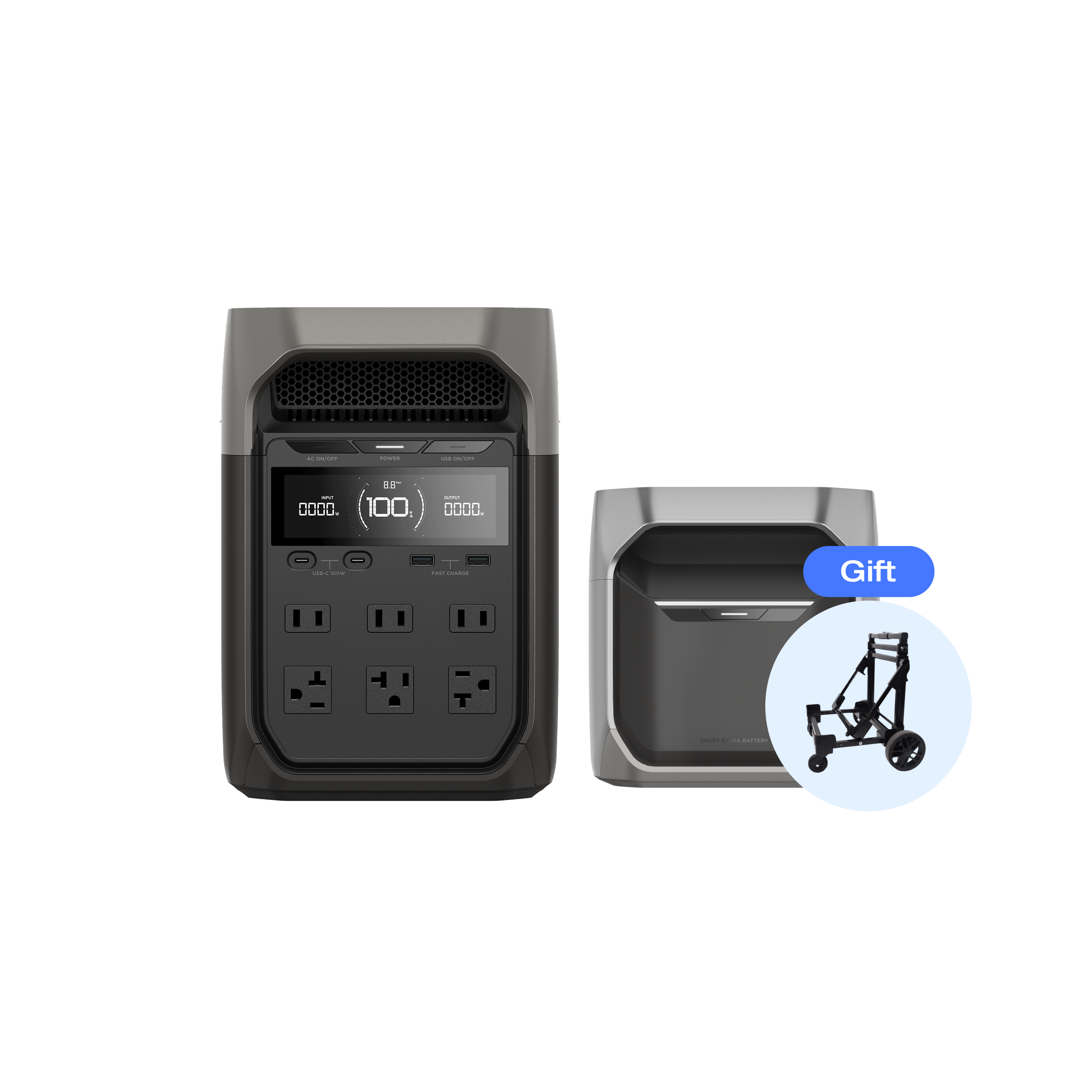 DELTA 3 + DELTA 3 専用エクストラバッテリーセット