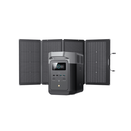 DELTA 2+ 220W両面受光型ソーラーパネルセット