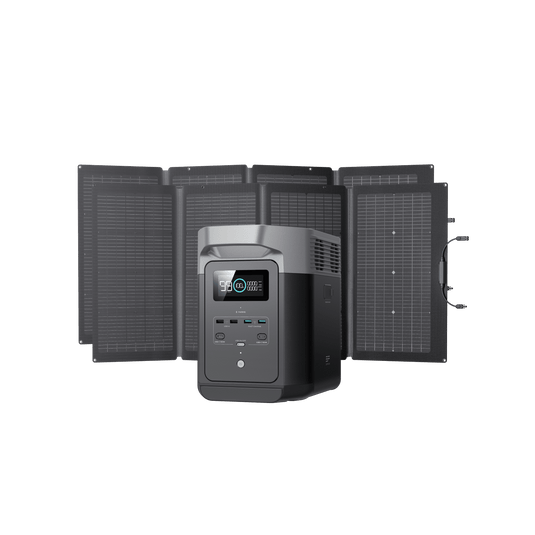 DELTA 2+ 220W両面受光型ソーラーパネルセット