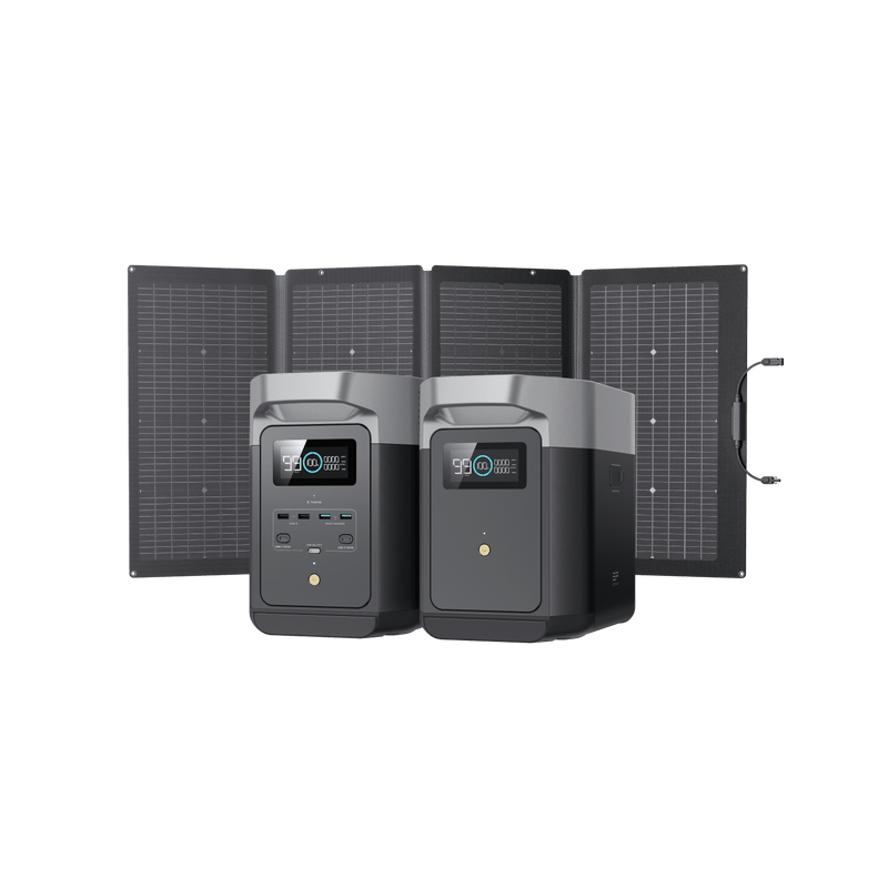 ギャラリービューアに画像をロードする, DELTA 2 Max + DELTA 2 Max専用エクストラバッテリー + 220W両面受光型ソーラーパネル