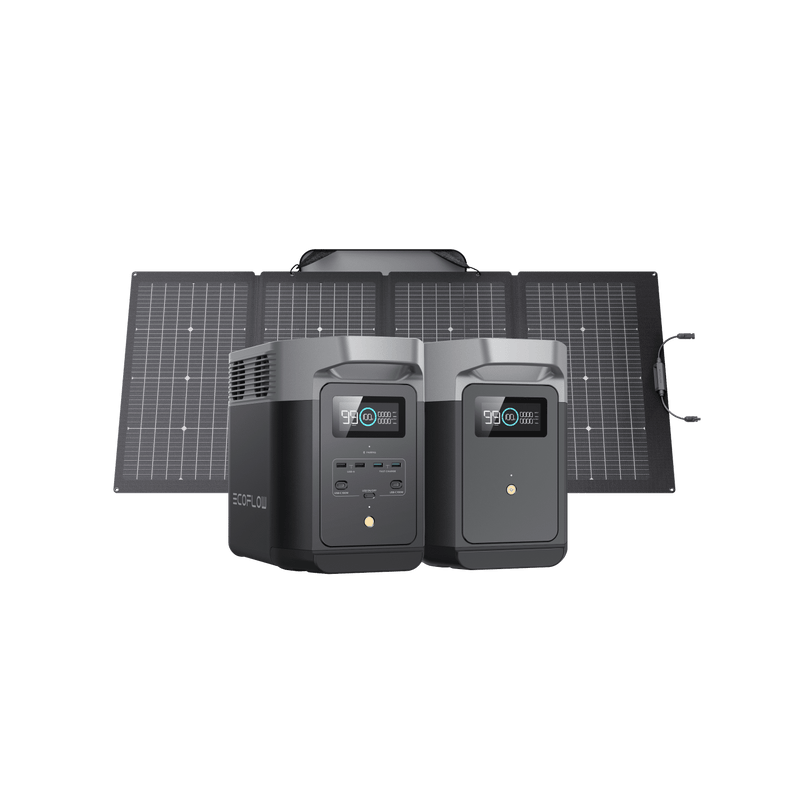 ギャラリービューアに画像をロードする, DELTA 2 Max + DELTA 2 Max専用エクストラバッテリー + 220W両面受光型ソーラーパネル