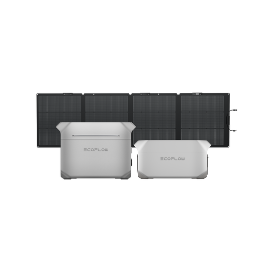 DELTA 3 Plus + DELTA 3 専用エクストラバッテリー + 220W片面ソーラーパネルGen2
