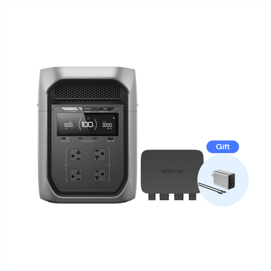 DELTA 3 Max Plus(2048Wh)+ 800W Alternator Charger