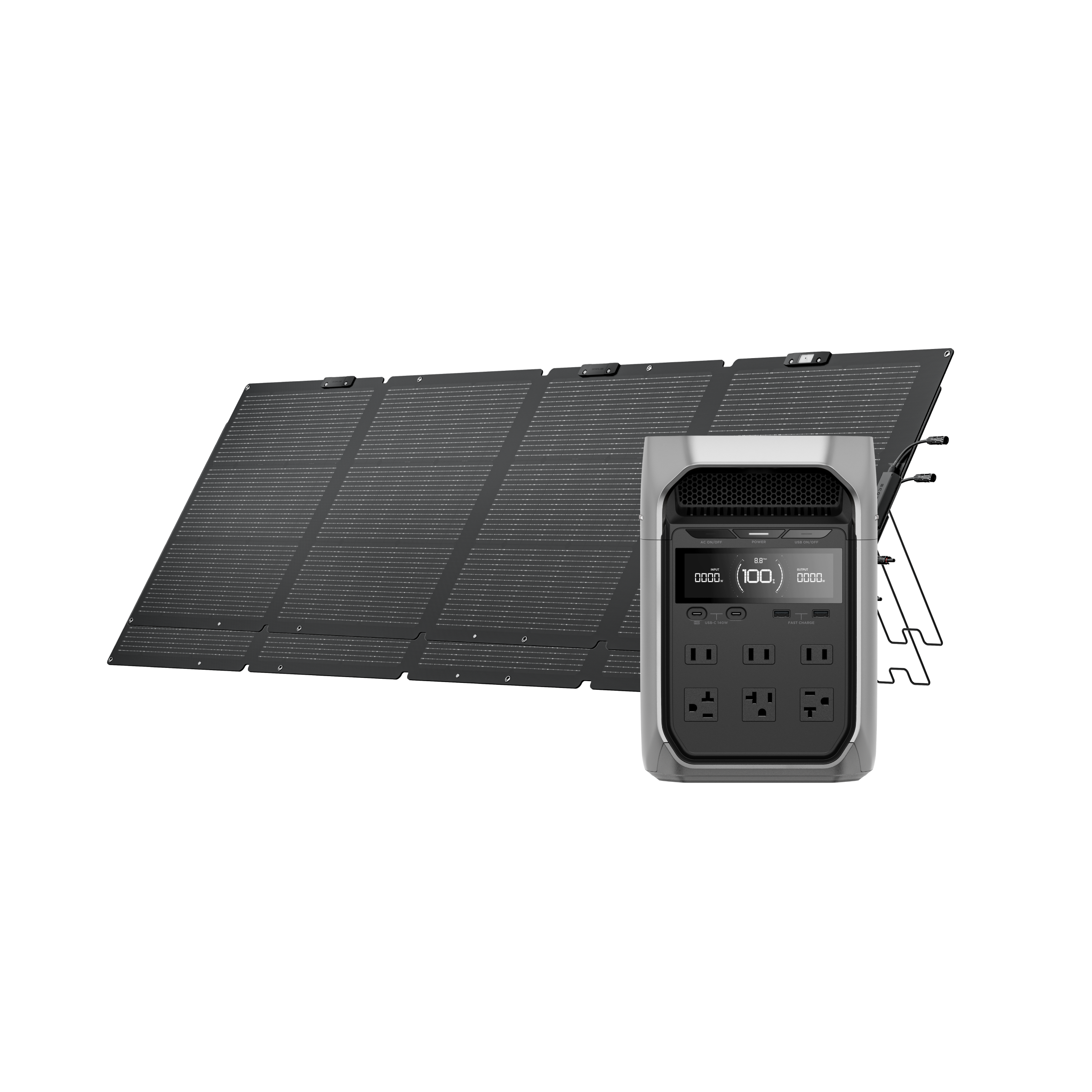 DELTA 3 Plus + 220W片面ソーラーパネルGen2 | EcoFlow Japan DELTA 3 Plus + 220W片面ソーラーパネルGen2 | EcoFlow Japan