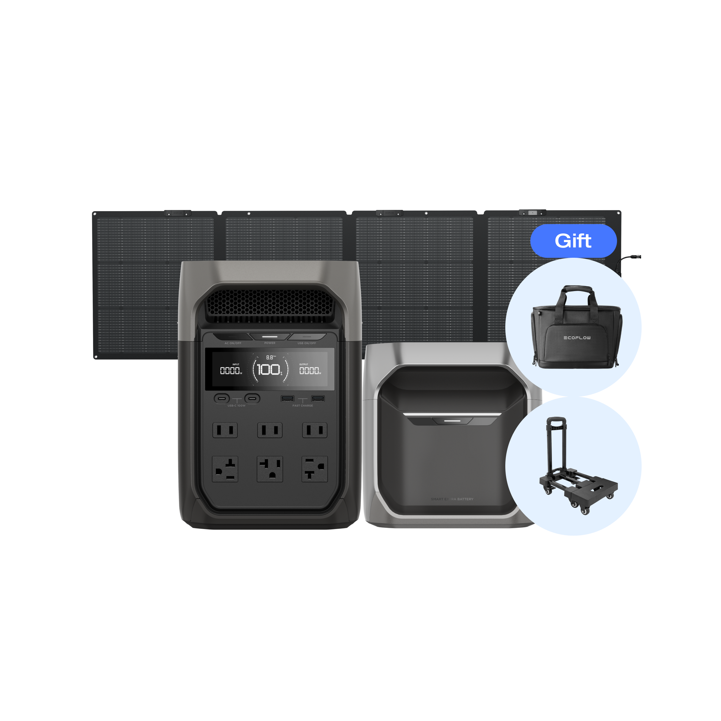 美品 EcoFlow DELTA 2 専用エクストラバッテリー DELTA 3 EcoFlow DELTA 2専用エクストラバッテリー | ボルトワークス