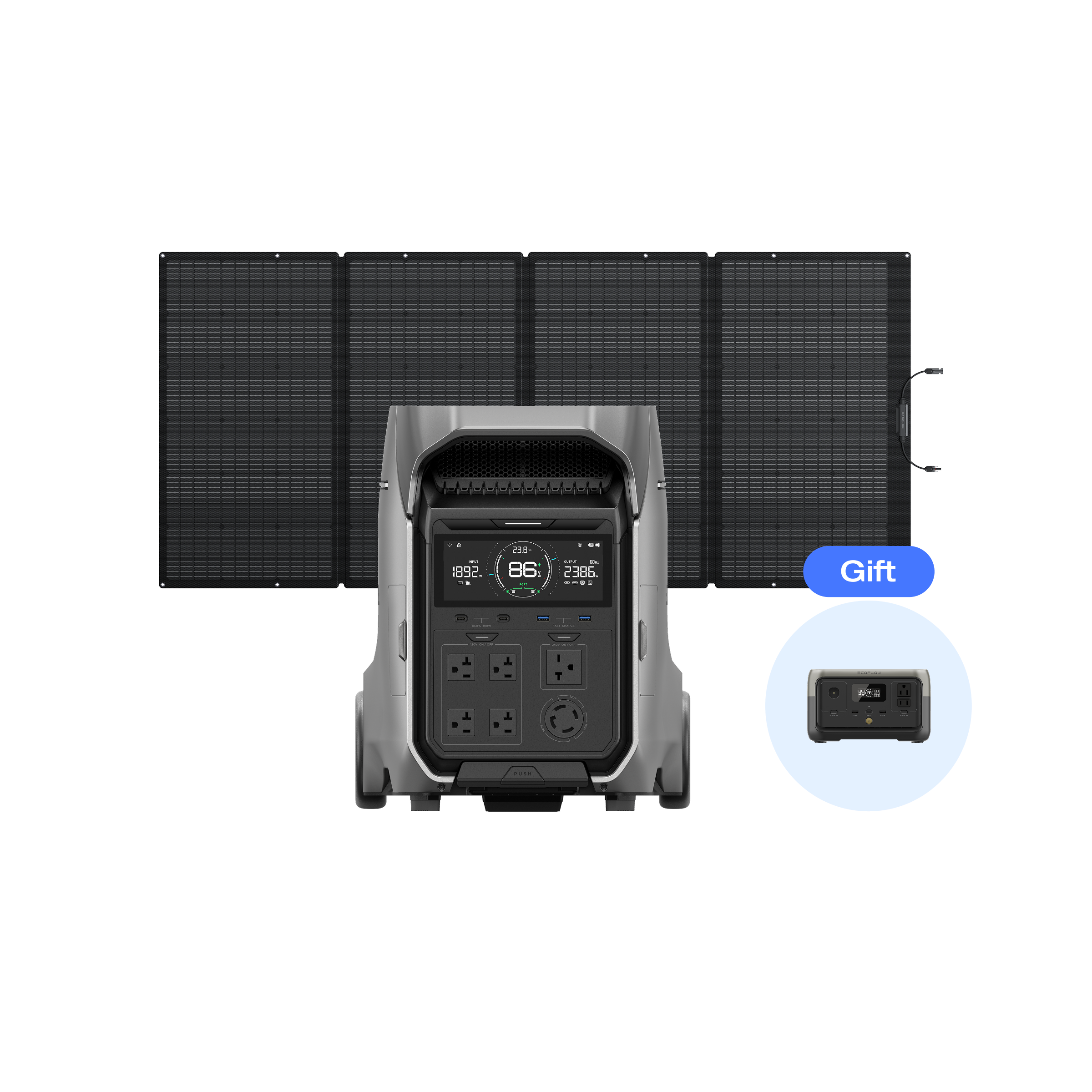 DELTA Pro 3 + 400Wソーラーパネルセット