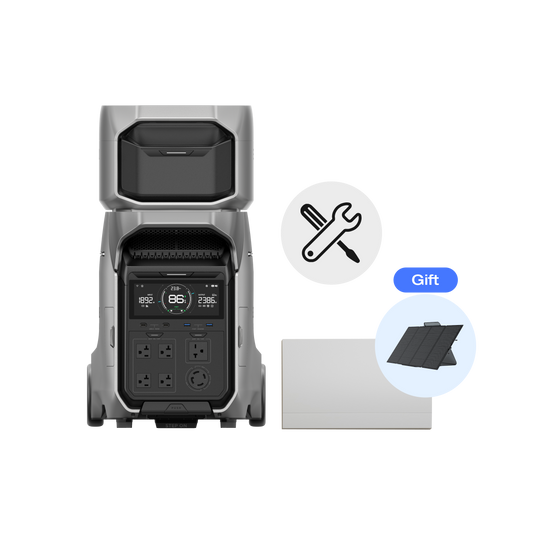 DELTA Pro 3 + 専用エクストラバッテリー + 切替分電盤セット