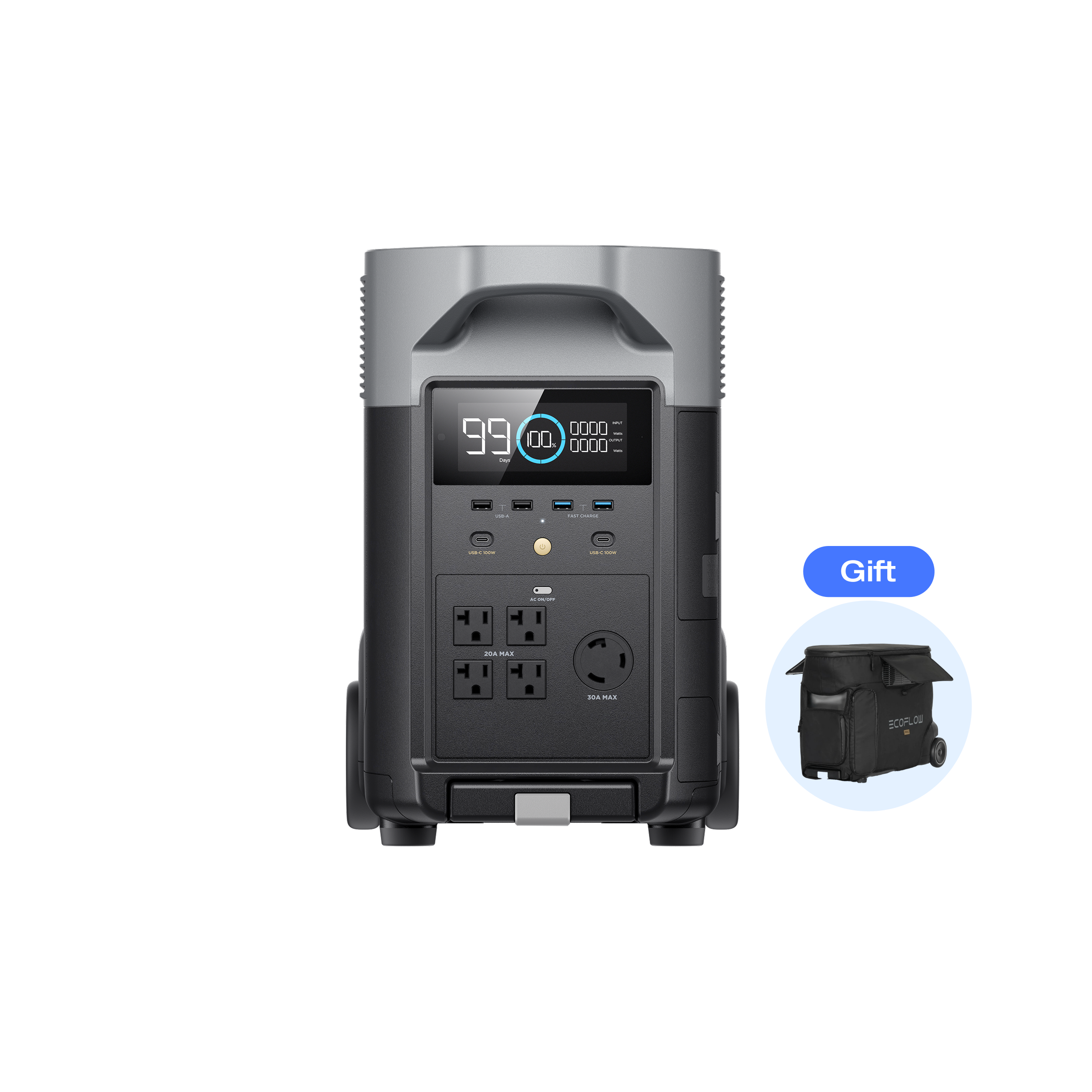 EcoFlow DELTA Pro (デルタプロ) ポータブル電源 7倍の長寿命 激安33万円 EcoFlow DELTA Pro (デルタプロ) ポータブル電源 7倍の長寿命 激安33万円