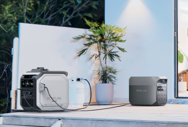 発電機とのハイブリッドパワーで56分で100%充電