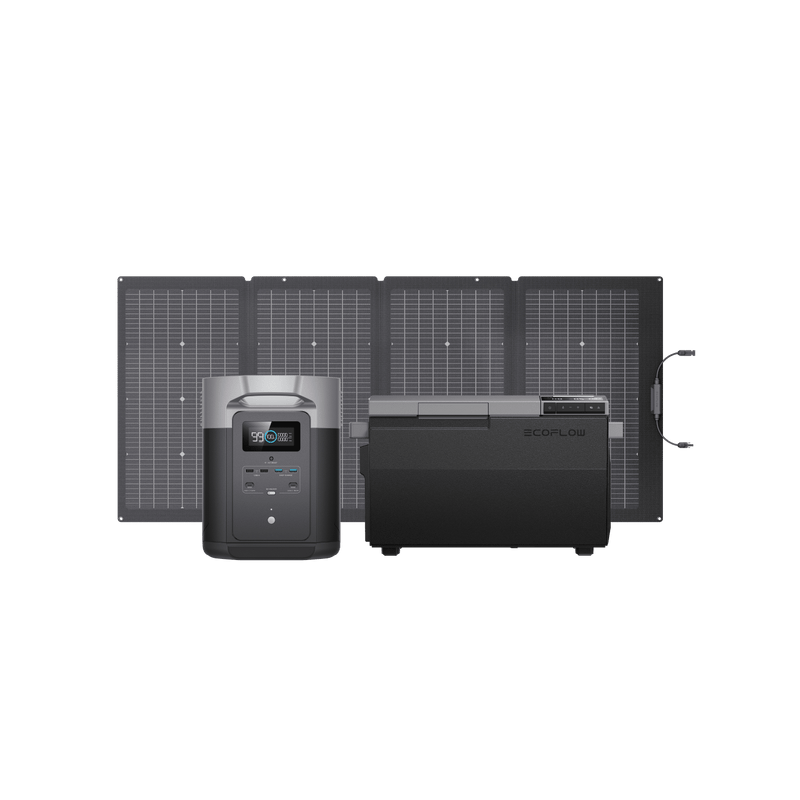 ギャラリービューアに画像をロードする, EcoFlow GLACIER ポータブル冷蔵庫+DELTA Max 2000+220W両面受光型ソーラーパネル