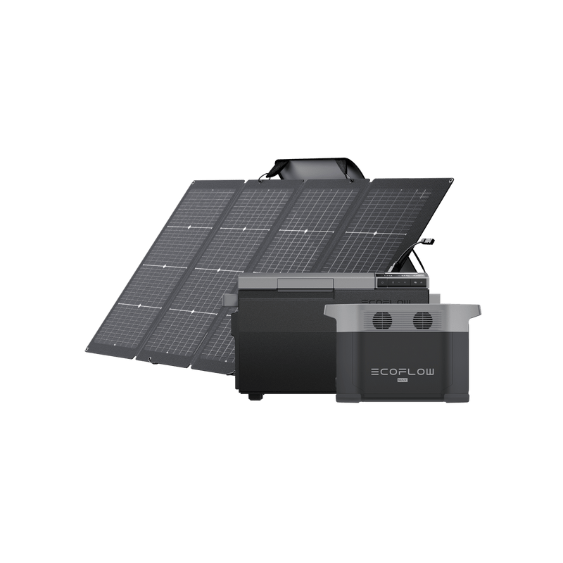 ギャラリービューアに画像をロードする, EcoFlow GLACIER ポータブル冷蔵庫+DELTA Max 2000+220W両面受光型ソーラーパネル