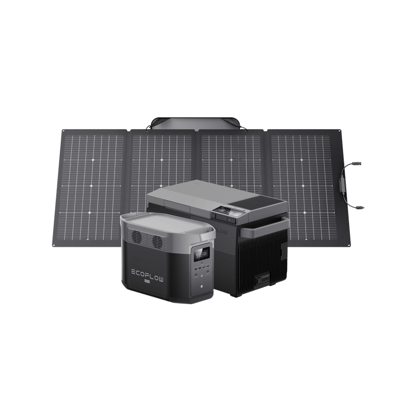 ギャラリービューアに画像をロードする, EcoFlow GLACIER ポータブル冷蔵庫+DELTA Max 2000+220W両面受光型ソーラーパネル