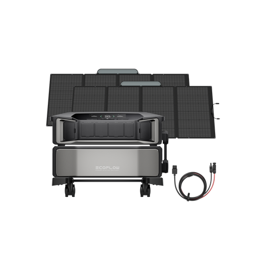 EcoFlow DELTA Pro Ultra + ソーラーパネル400W*2 ソーラー発電セット