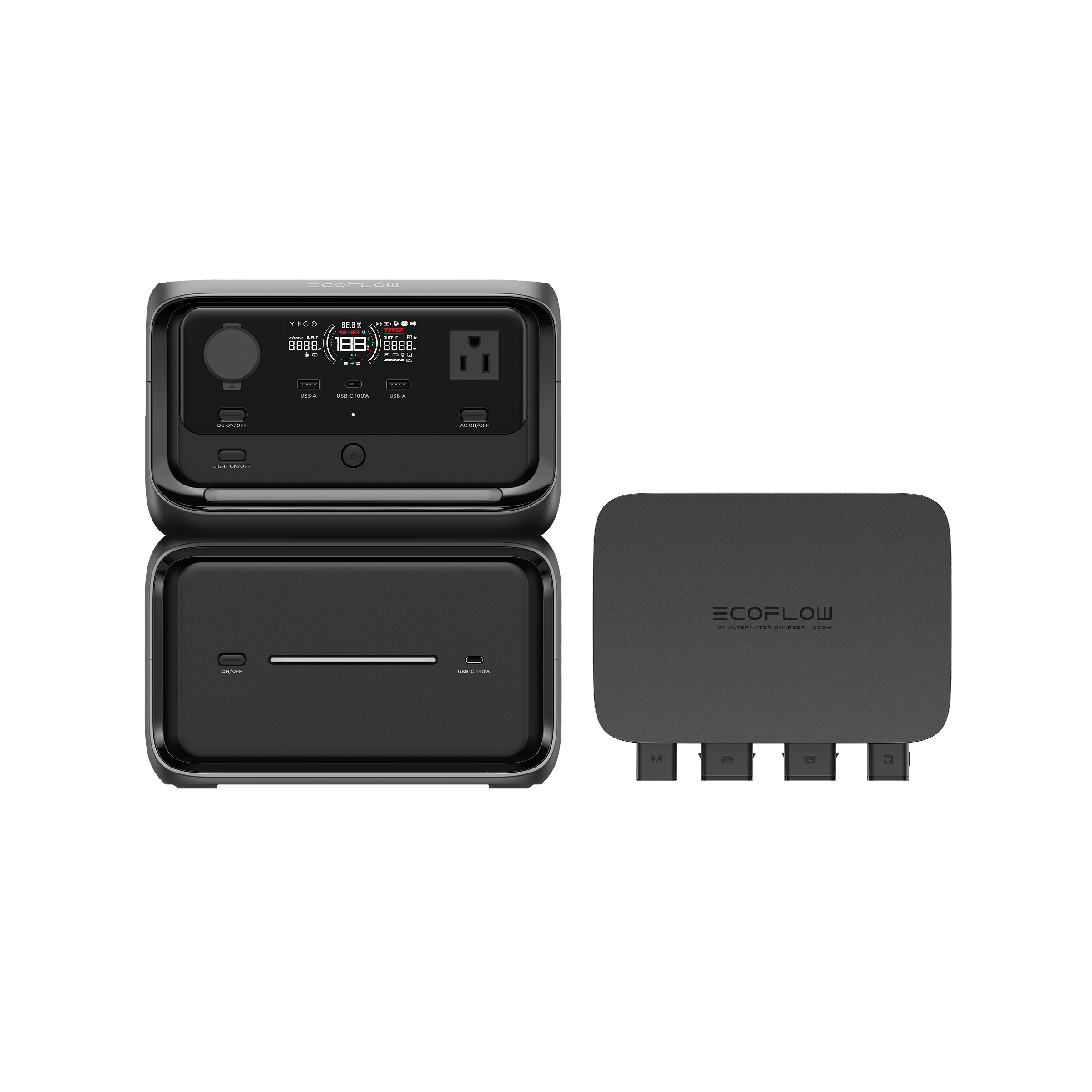 RIVER 3 Max Plus (870) + 500W Alternator Charger – EcoFlow Japan