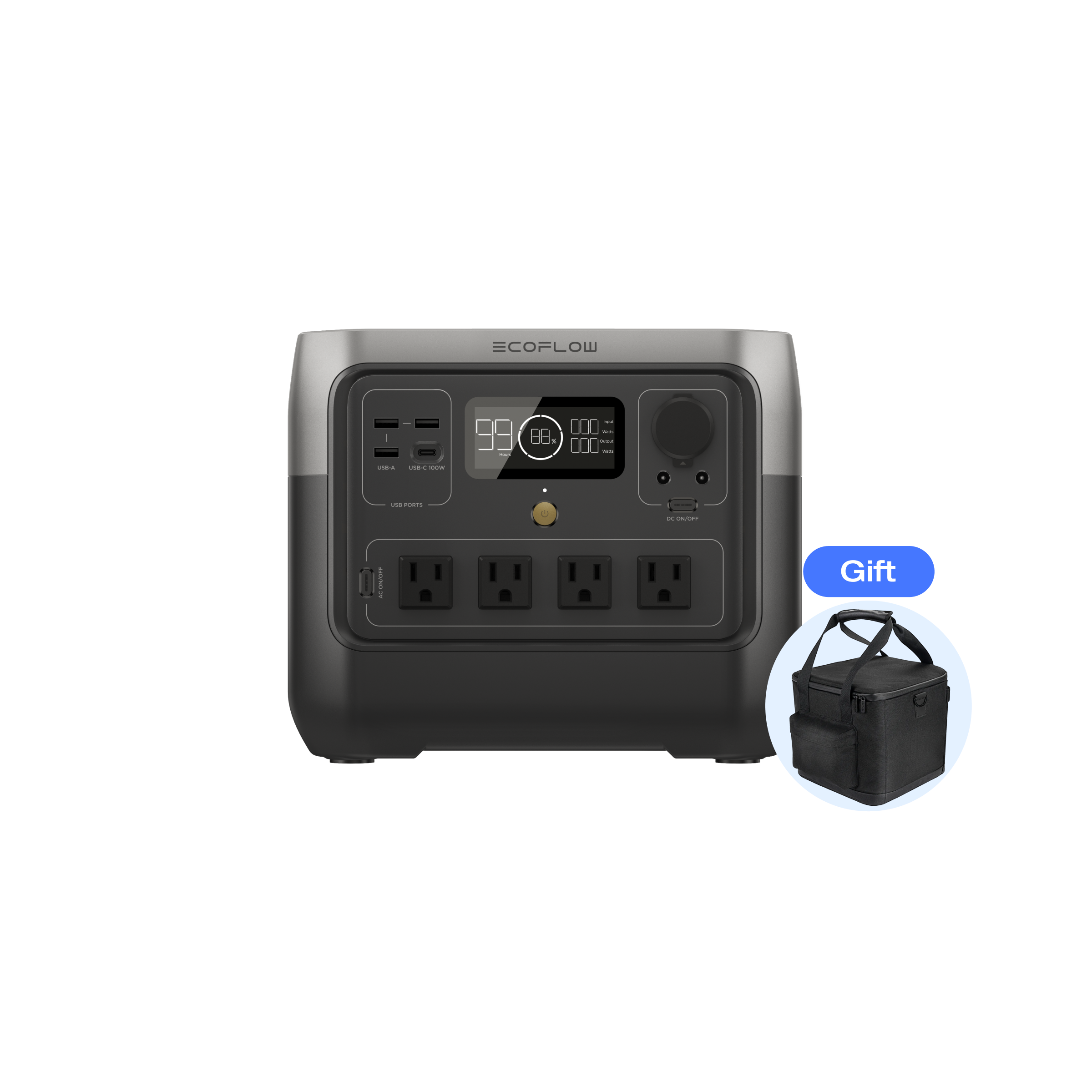 EcoFlow ポータブル電源+パネルセット RIVER2Pro 768Wh EcoFlow ポータブル電源+パネルセット RIVER2Pro 768Wh