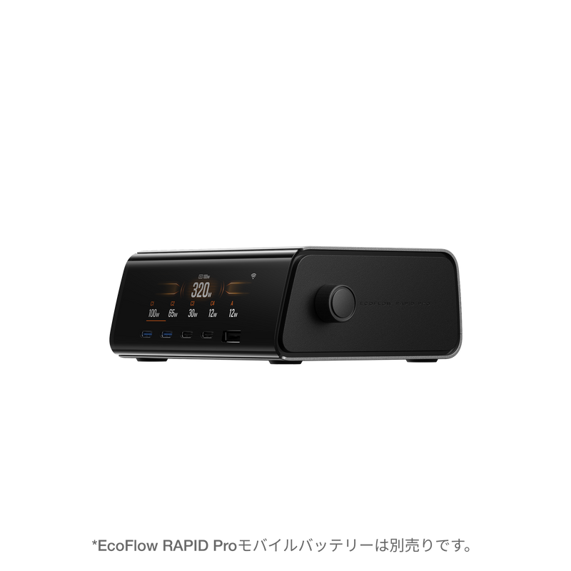 ギャラリービューアに画像をロードする, EcoFlow RAPID Pro 320W GaN急速充電器(5ポート)