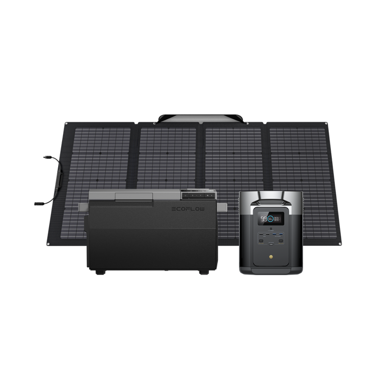 ギャラリービューアに画像をロードする, EcoFlow GLACIER ポータブル冷蔵庫+DELTA Max 2000+220W両面受光型ソーラーパネル