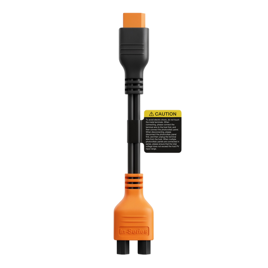 EcoFlow ソーラーパネル直列接続ケーブル (XT60i)