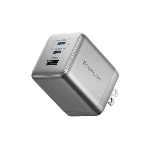 EcoFlow RAPID Pro 100W GaN急速充電器（3ポート）