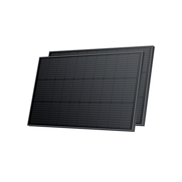 EcoFlow 100W据置型ソーラーパネル(剛性)*2