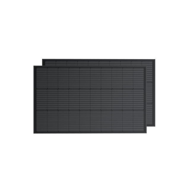 EcoFlow 100W据置型ソーラーパネル(剛性)*2