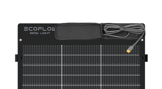 XT60iソーラー充電ケーブル（パネル一体型）