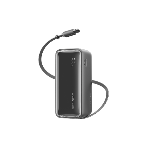 EcoFlow RAPID Power Bank（10K, 45W, ケーブル内蔵）