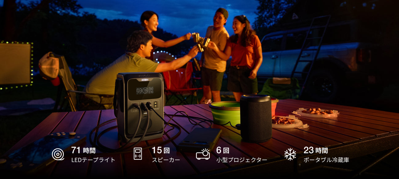 大自然の中から自宅まで、あらゆるシーンで活躍