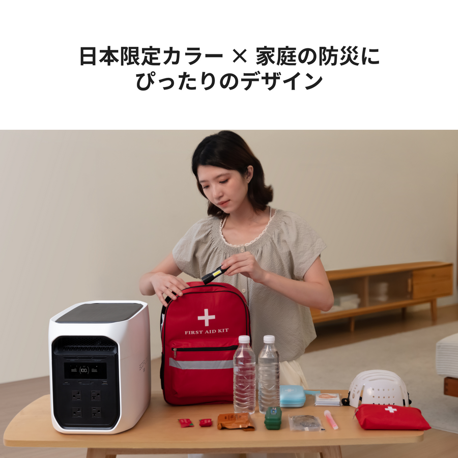 DELTA 3 Max（ホワイト） + 220W軽量両面ソーラーパネル