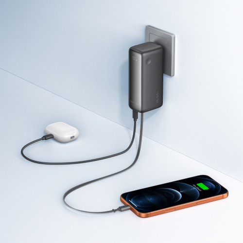 EcoFlow RAPID 3-in-1 Power Bank（10,000mAh, 45W, USB-Cケーブル & ACプラグ内蔵）