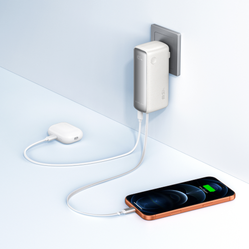 EcoFlow RAPID 3-in-1 Power Bank（10,000mAh, 45W, USB-Cケーブル & ACプラグ内蔵）