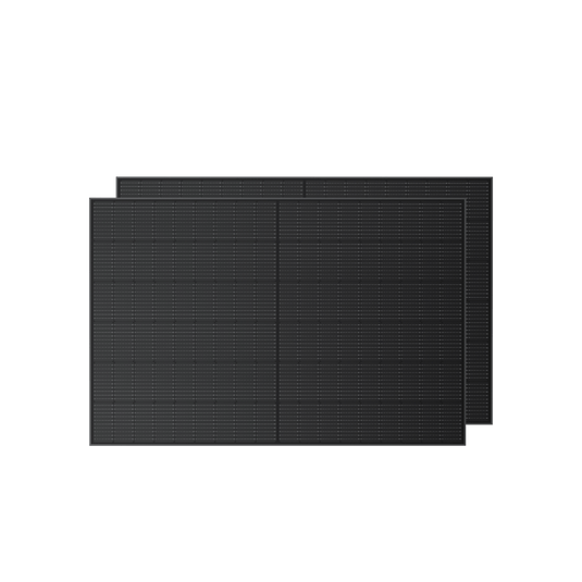 EcoFlow 400W据置型ソーラーパネル(剛性)*2+据置型ソーラーパネル(剛性)固定用マウント*4