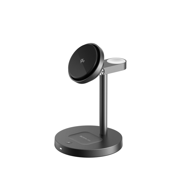 Qi2 EcoFlow RAPID Mag 3-in-1 ワイヤレス充電ステーション（スタンド型）