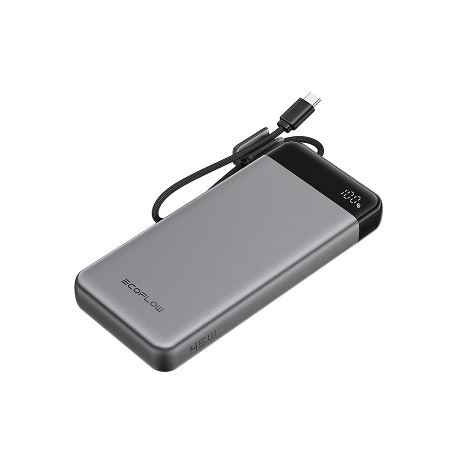 EcoFlow RAPID Power Bank（20,000mAh, 45W, USB-Cケーブル内蔵）