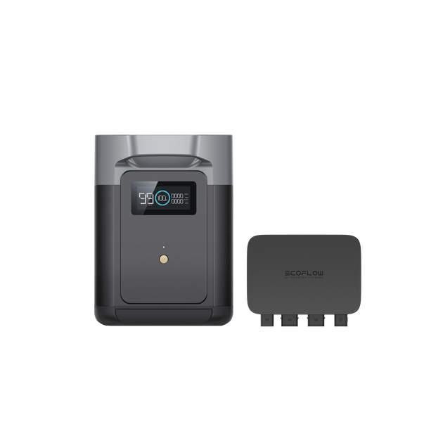 DELTA 2 専用エクストラバッテリー + 800W Alternator Chargerセット