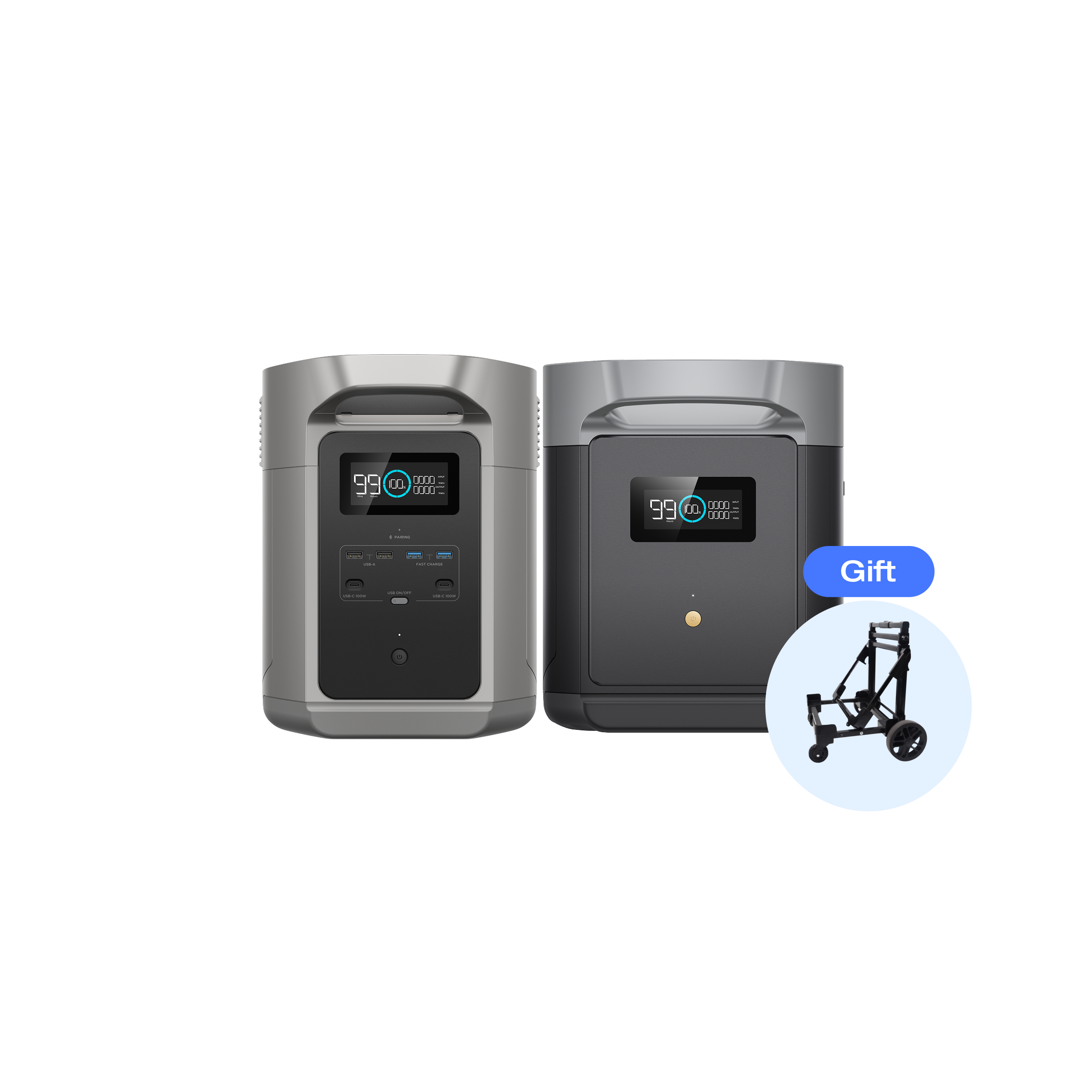 中古品】エコフローDELTA2MAX エクストラバッテリーのみ 中古品】エコフローDELTA2MAX エクストラバッテリーのみ