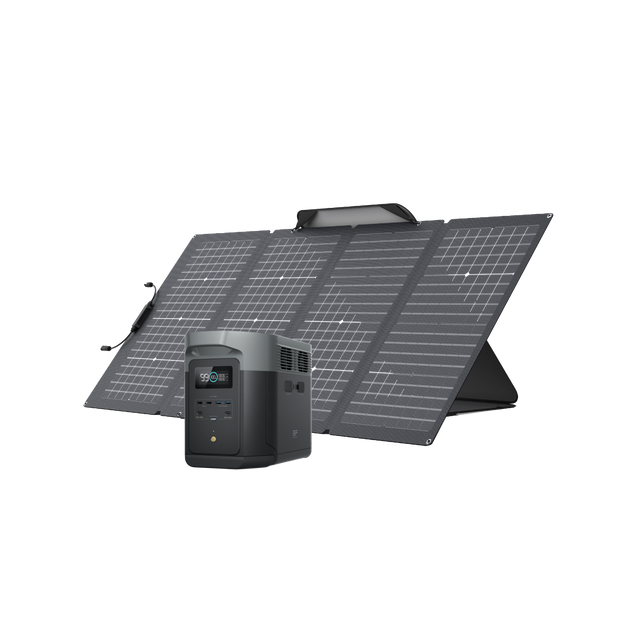 DELTA 2 Max + 220W両面受光型ソーラーパネル セット