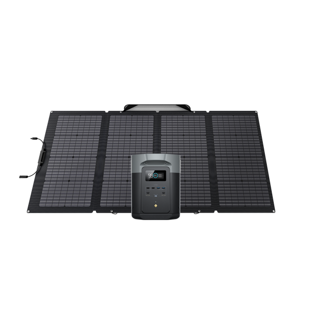 DELTA 2 Max + 220W両面受光型ソーラーパネル セット